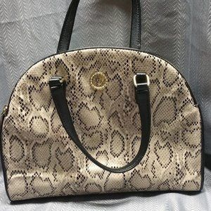 ANNE KLEIN  Snake Skin Purse 13.5X11X5 Straps 4.5"